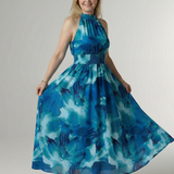 Sylin | Savākts Halter Midi Kleita