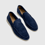 Elvy | Eleganti balti nubuka mokasīni