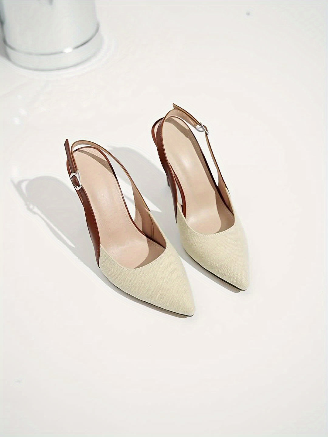 Amélie™ | Kontrastējoši slingback papēži
