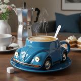 BLUEMUG | Automobiļu Motīvu Zils Krūze