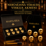 Premium Zelta Viskija Akmeņu Komplekts