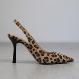 Avery™ | D’Orsay augstpapēžu apavi ar leoparda rakstu